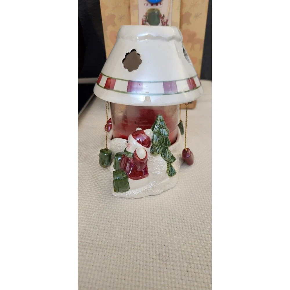 Crazy Mountain Snowman Jar Candle Holder Shady Knoll Cranberry & Sage Collection